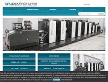 Tablet Screenshot of grupoimpryma.com